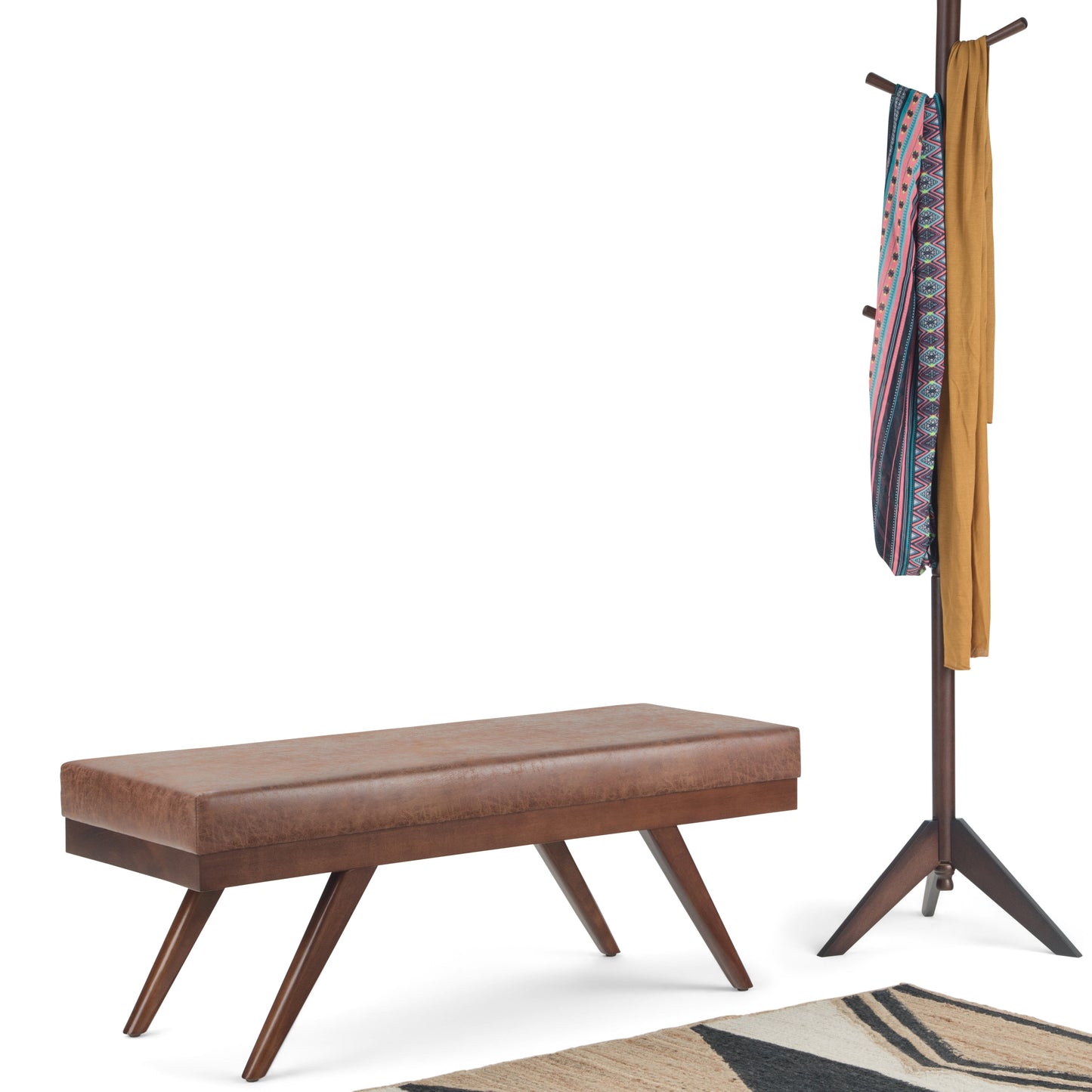 Vista Ottoman Bench with Cushion Top