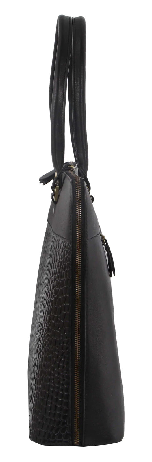Pierre Cardin Italian Leather 15" Laptop Bag (Black)