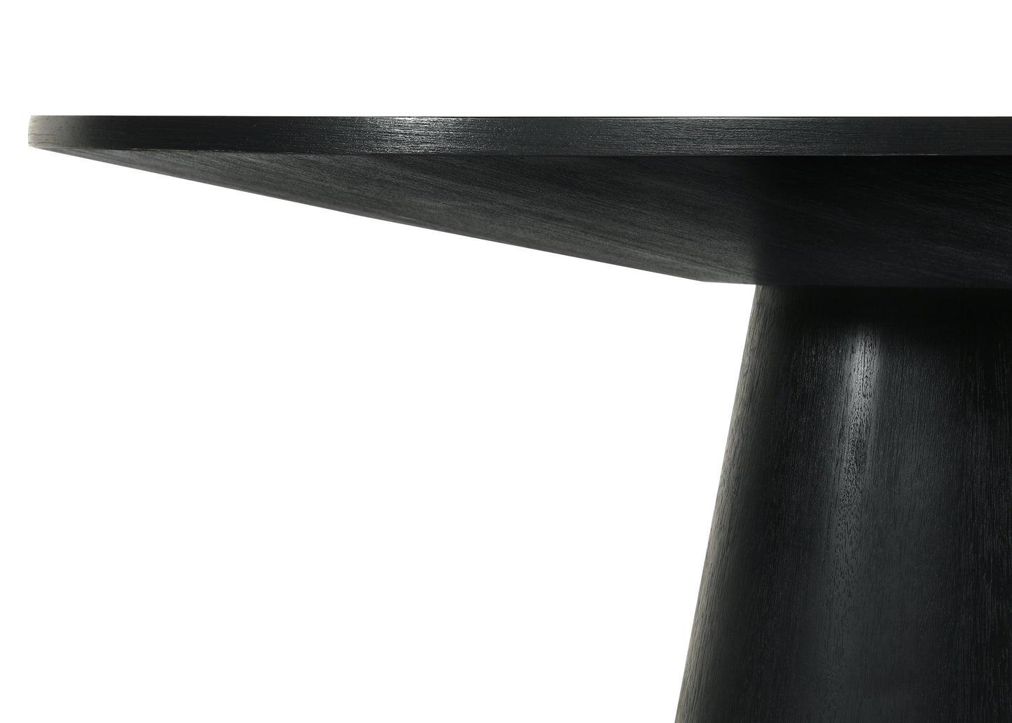 Round Dining Table with Pedestal Base