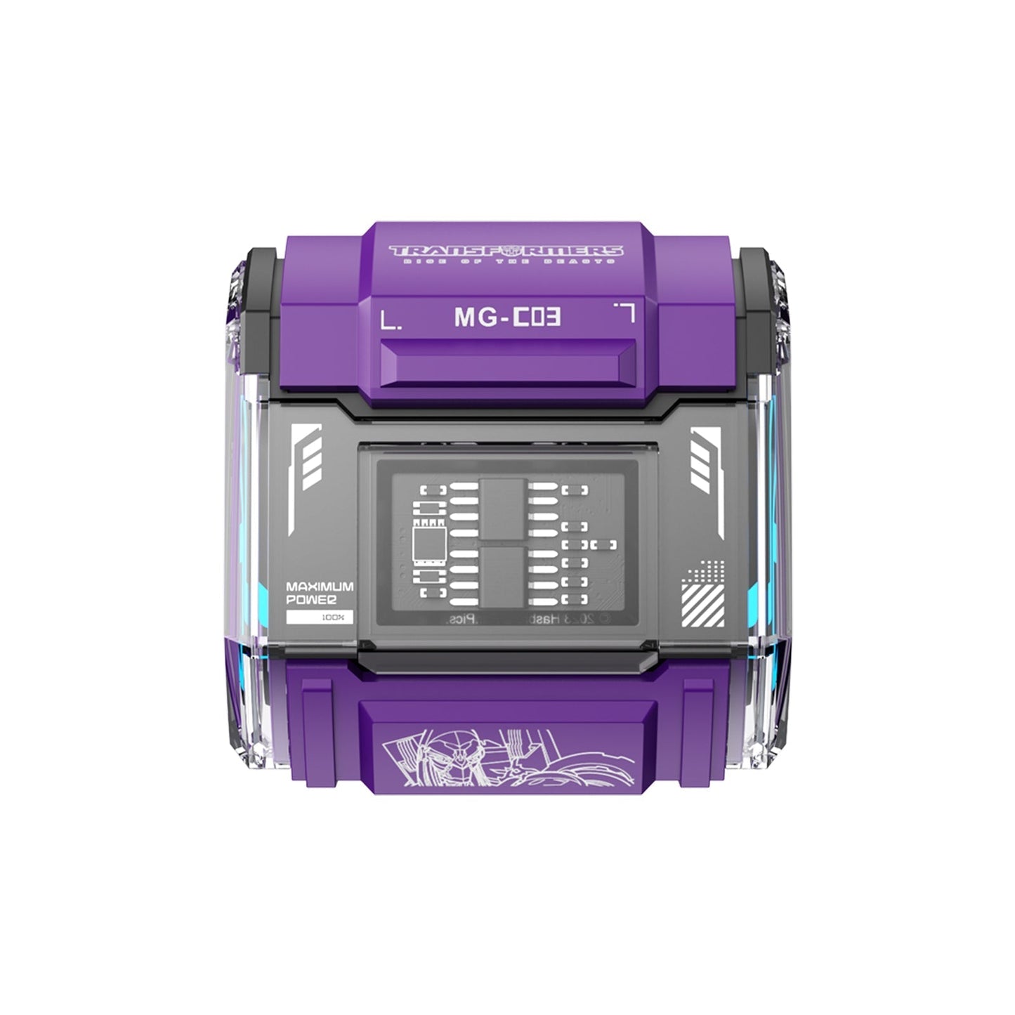 Transformers MG-C03 True Wireless Bluetooth Earbuds (Nightbird Purple)