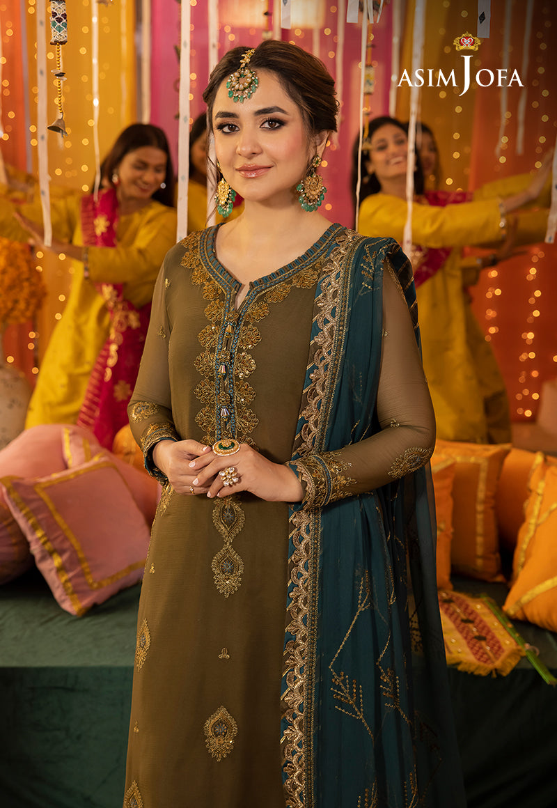 AJDAP-16 EMBROIDERED CHIFFON 3 PCS