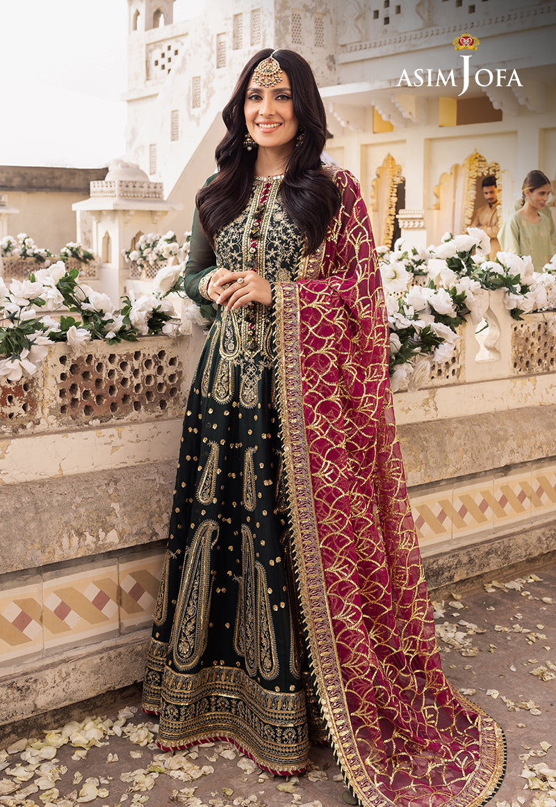 AJSHP-11 EMBROIDERED RAW SILK 3 PCS