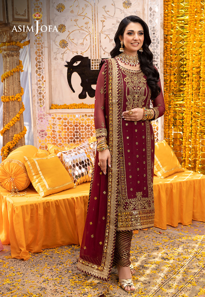 AJDAP-20 EMBROIDERED CHIFFON 3 PCS