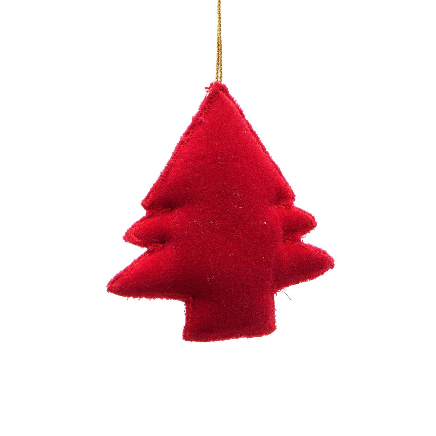 Embroidered Christmas Cheer Ornament-Set of 6