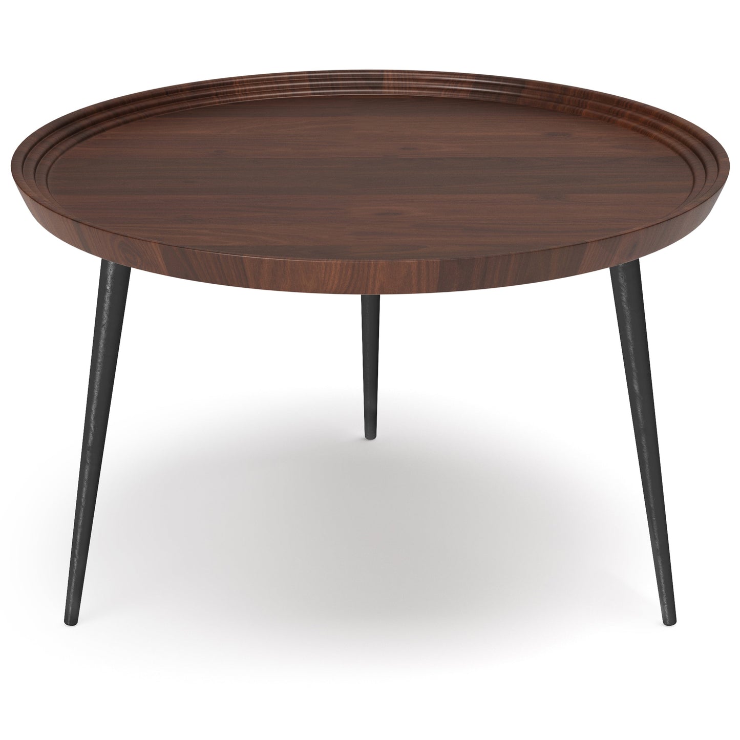 Coffee Table with Round Tray-style Top