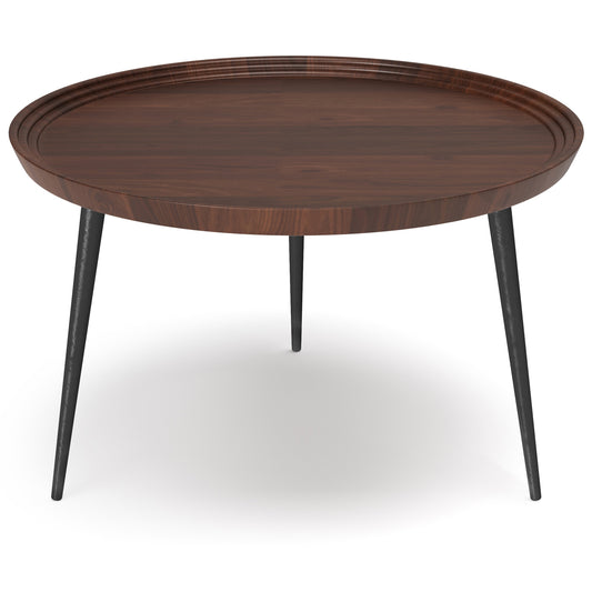 Coffee Table with Round Tray-style Top