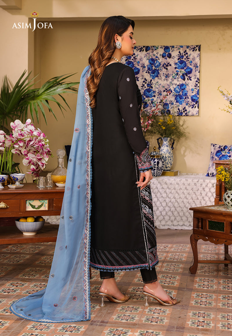 AJZB-09 EMBROIDERED CAMBRIC 3 PCS