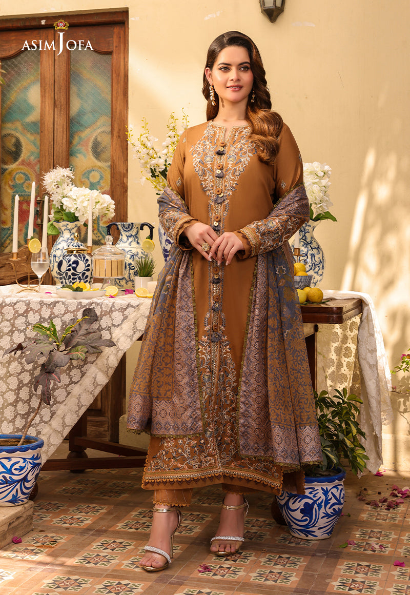 AJZB-05 EMBROIDERED CAMBRIC 3 PCS