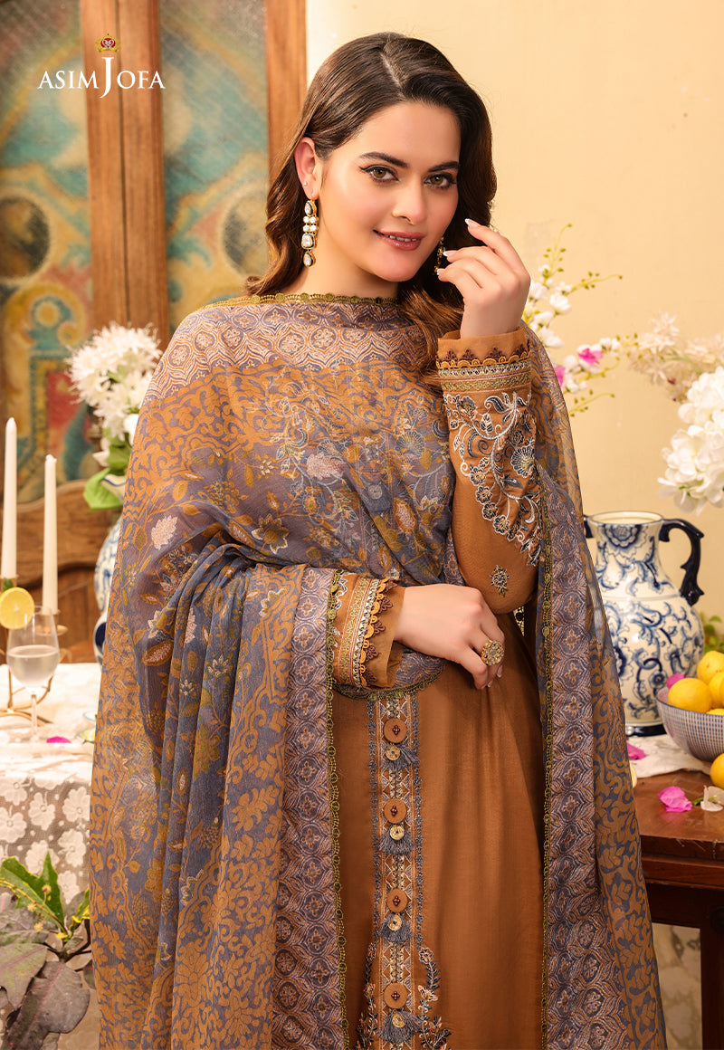 AJZB-05 EMBROIDERED CAMBRIC 3 PCS