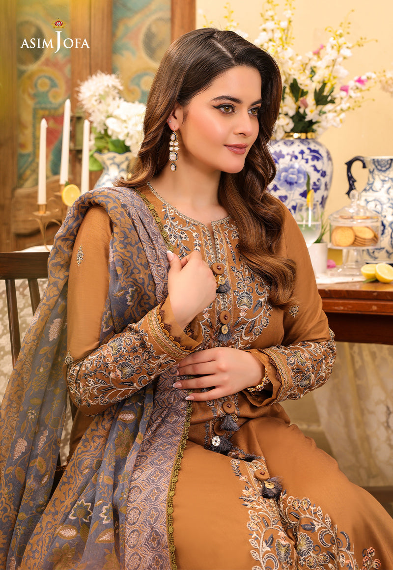 AJZB-05 EMBROIDERED CAMBRIC 3 PCS