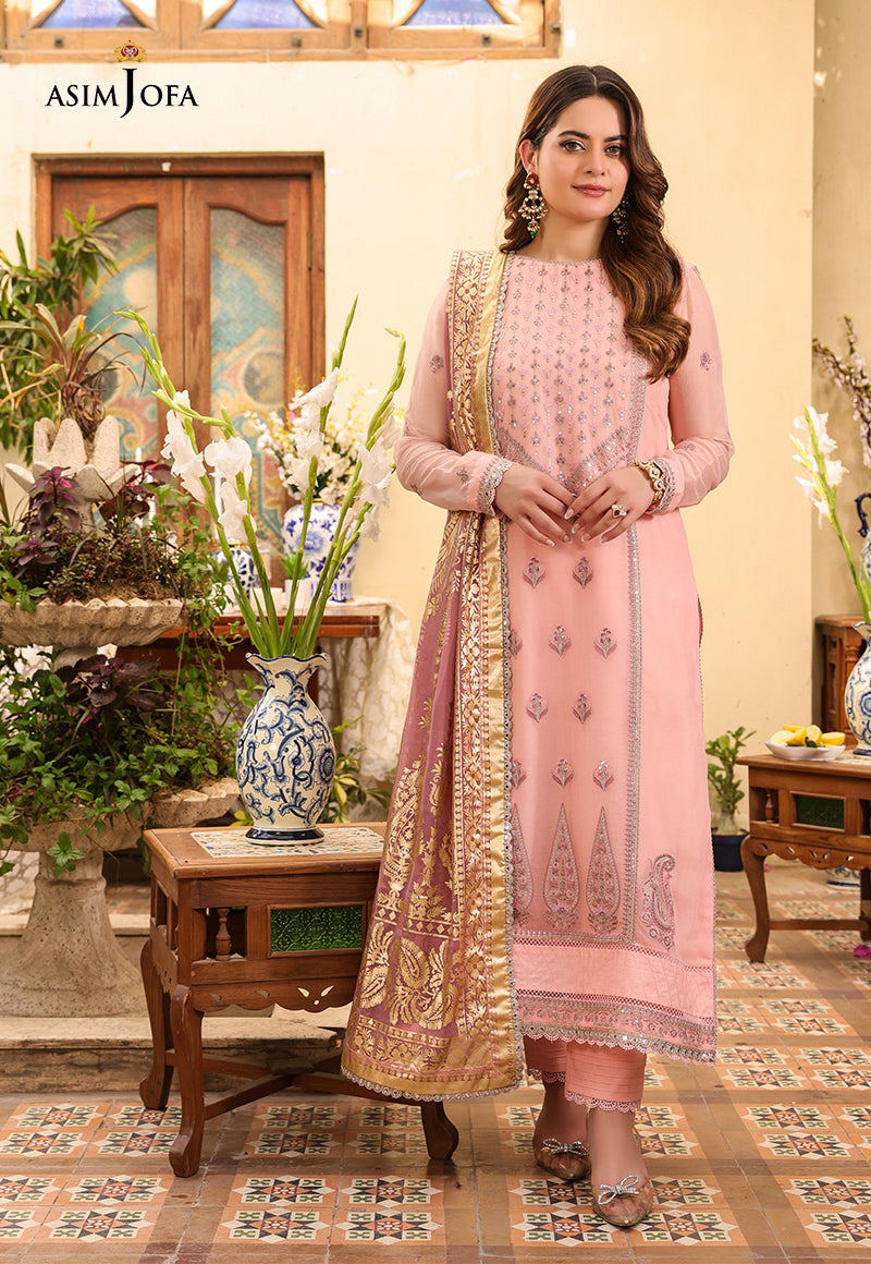 AJZB-03 EMBROIDERED CHIFFON 3 PCS
