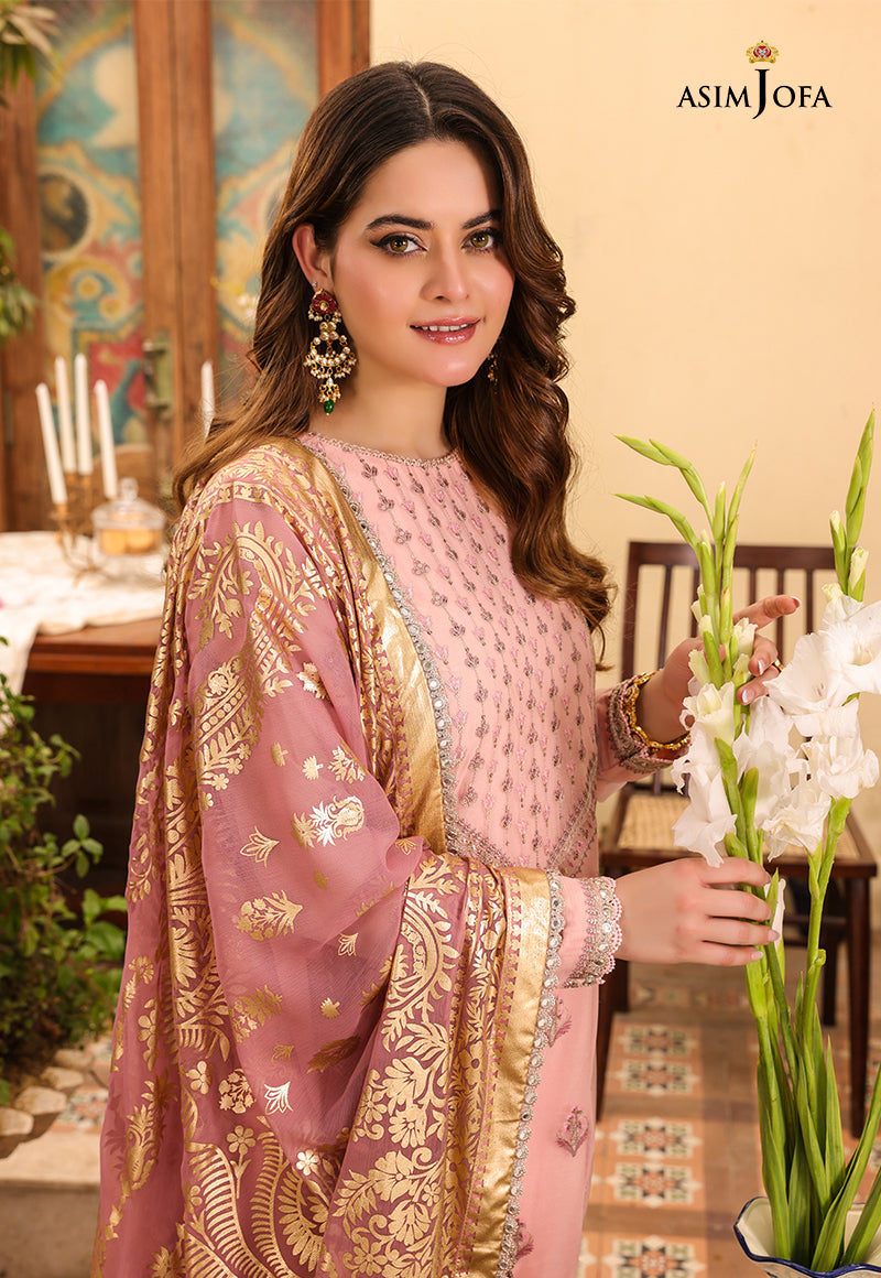 AJZB-03 EMBROIDERED CHIFFON 3 PCS