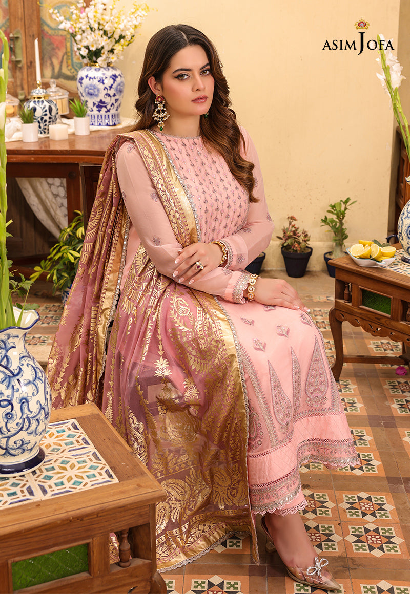 AJZB-03 EMBROIDERED CHIFFON 3 PCS