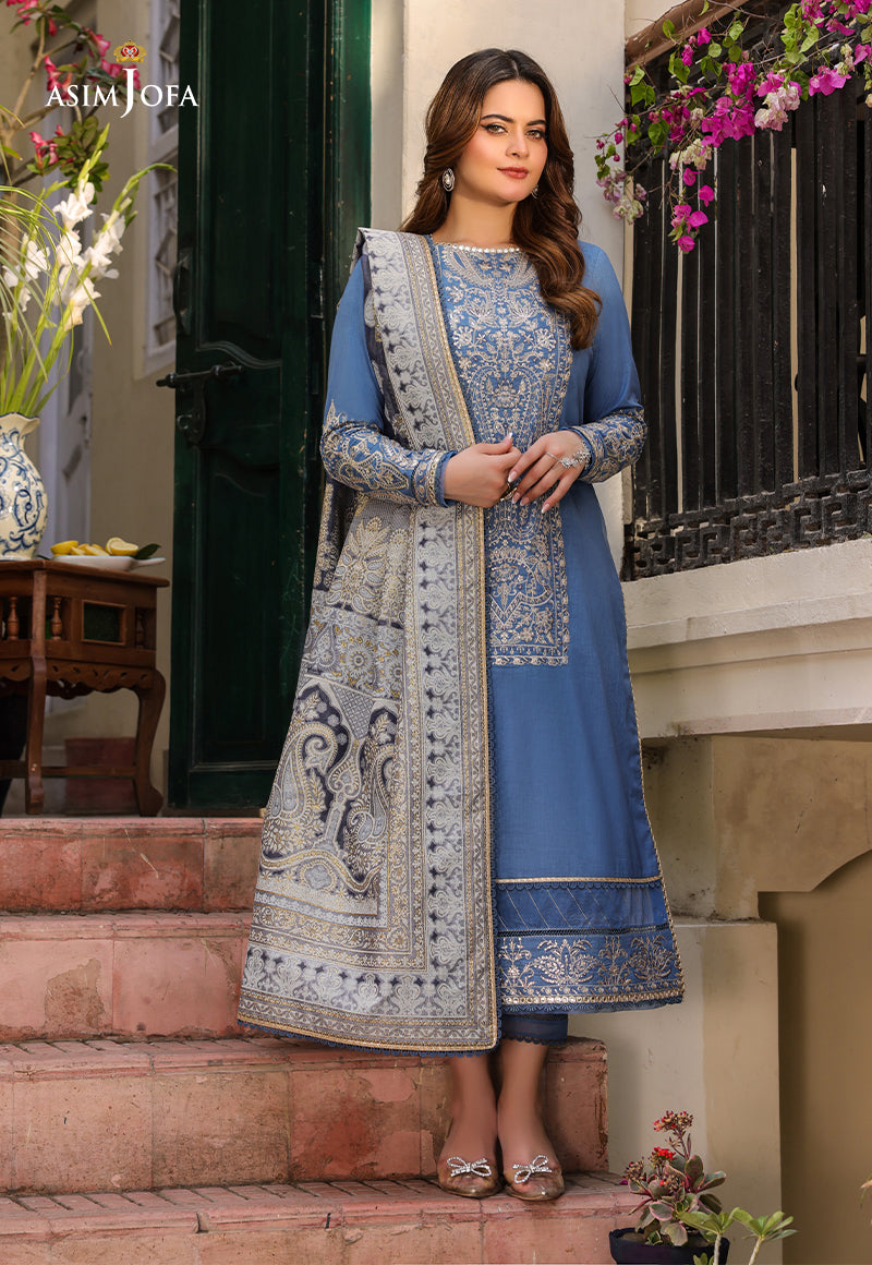 AJZB-13 EMBROIDERED CAMBRIC 3 PCS