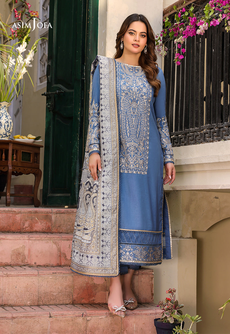 AJZB-13 EMBROIDERED CAMBRIC 3 PCS