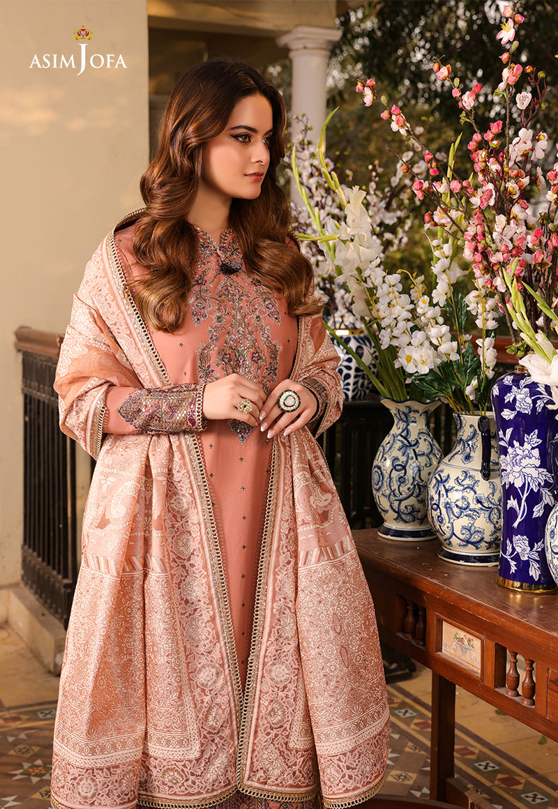 AJZB-23 EMBROIDERED CAMBRIC 3 PCS