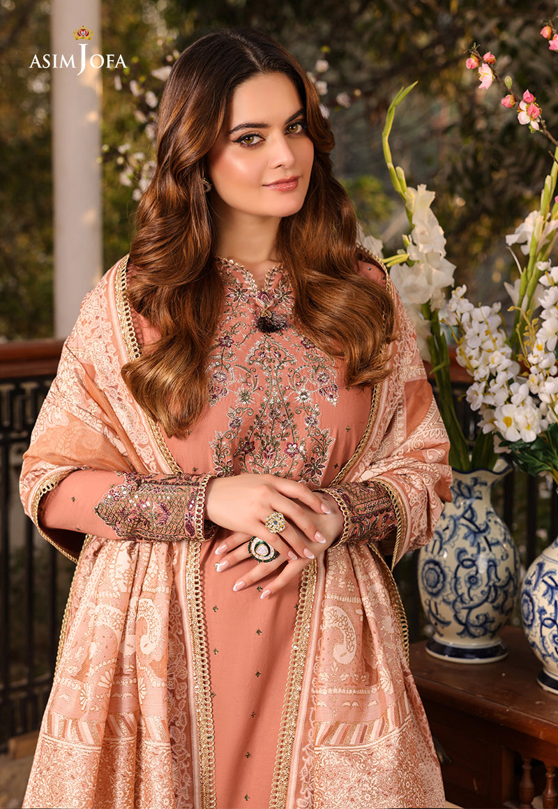 AJZB-23 EMBROIDERED CAMBRIC 3 PCS