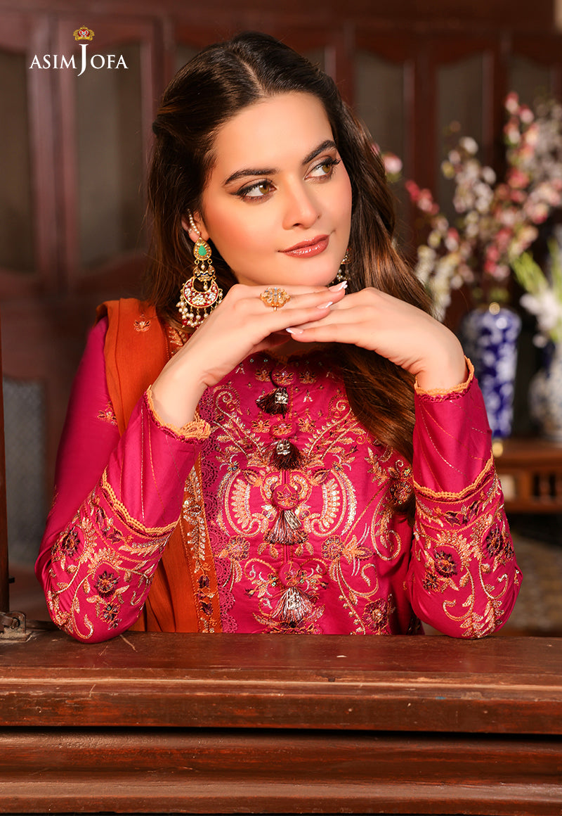 AJZB-15 EMBROIDERED CAMBRIC 3 PCS