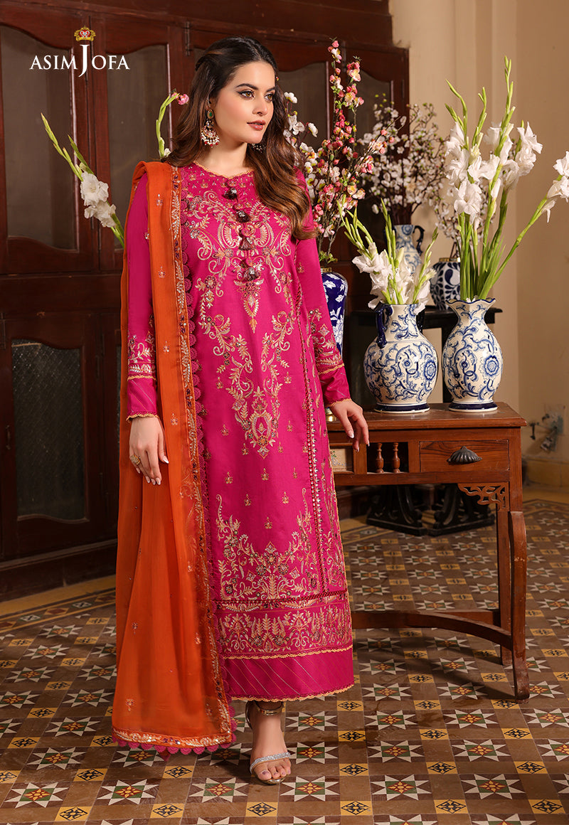 AJZB-15 EMBROIDERED CAMBRIC 3 PCS