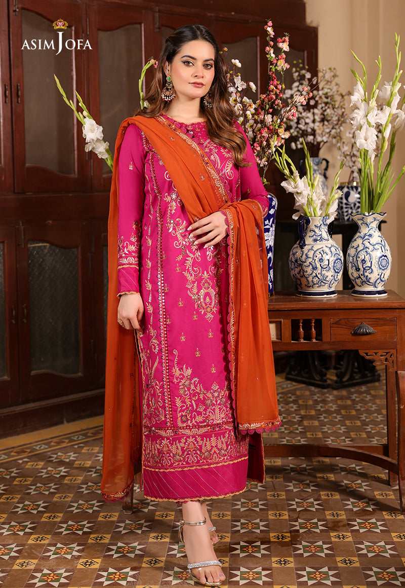 AJZB-15 EMBROIDERED CAMBRIC 3 PCS