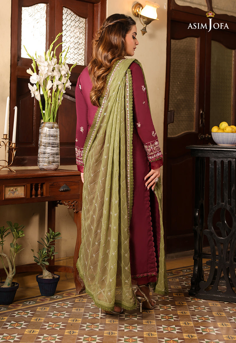 AJZB-11 EMBROIDERED CAMBRIC 3 PCS
