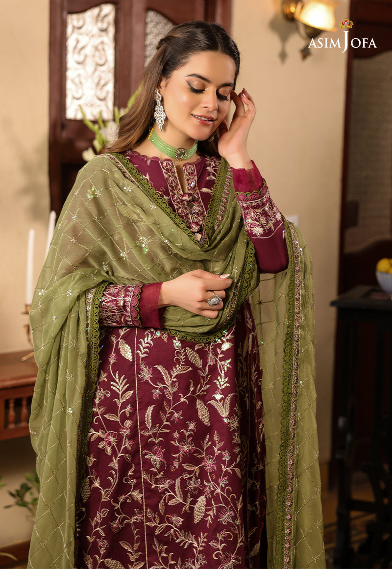 AJZB-11 EMBROIDERED CAMBRIC 3 PCS