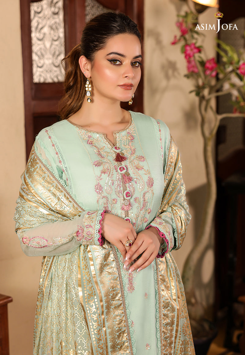 AJZB-21 EMBROIDERED CHIFFON 3 PCS