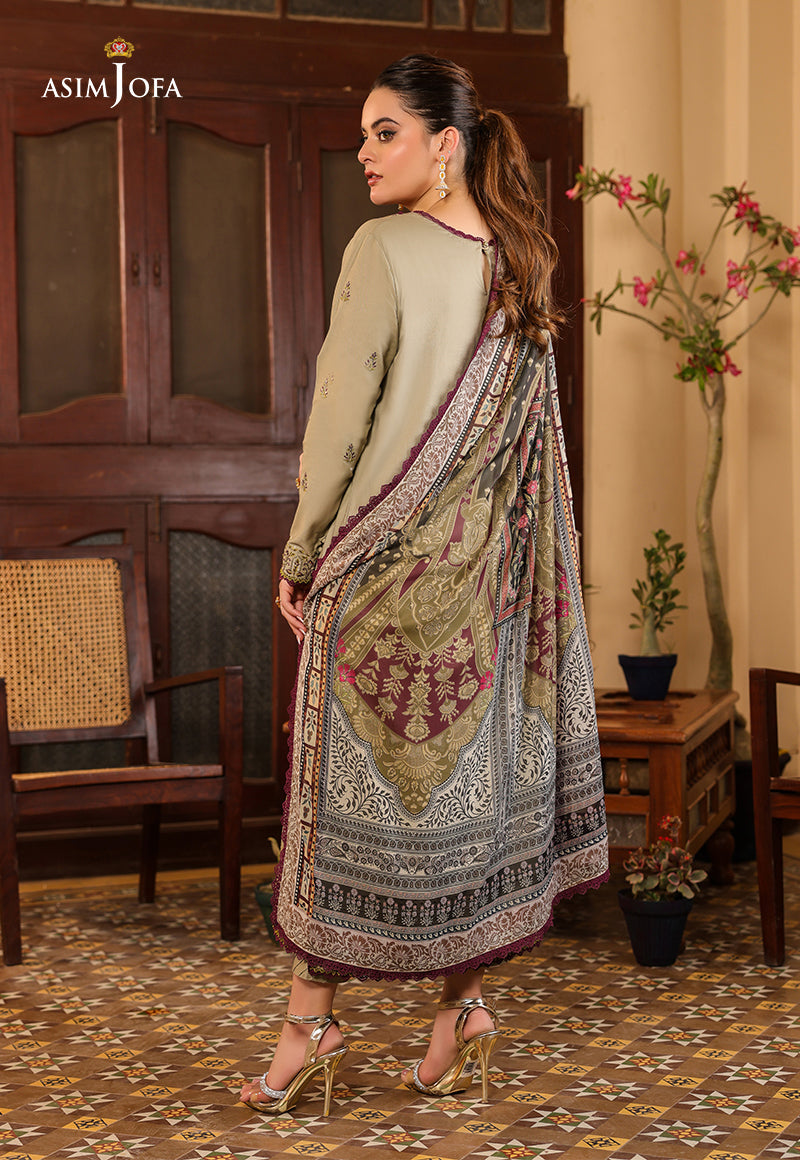 AJZB-25 EMBROIDERED CAMBRIC 3 PCS