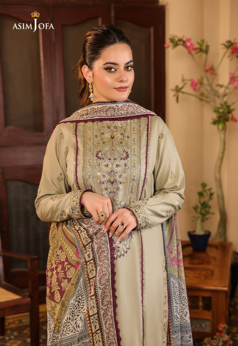 AJZB-25 EMBROIDERED CAMBRIC 3 PCS