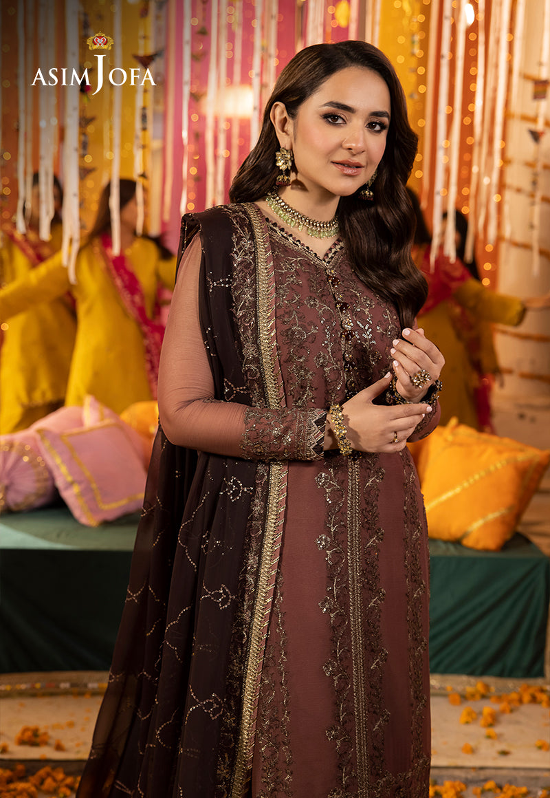 AJDAP-14 EMBROIDERED CHIFFON 3 PCS