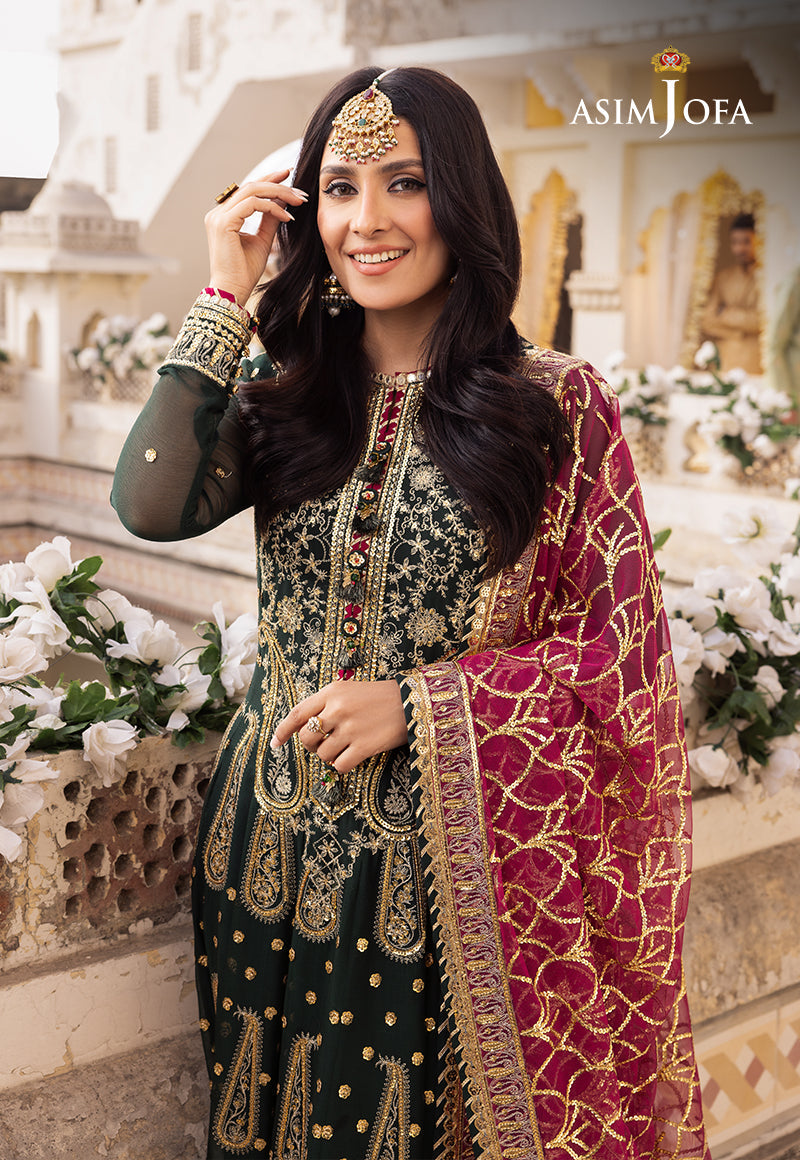 AJSHP-11 EMBROIDERED RAW SILK 3 PCS