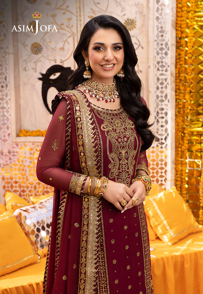 AJDAP-20 EMBROIDERED CHIFFON 3 PCS