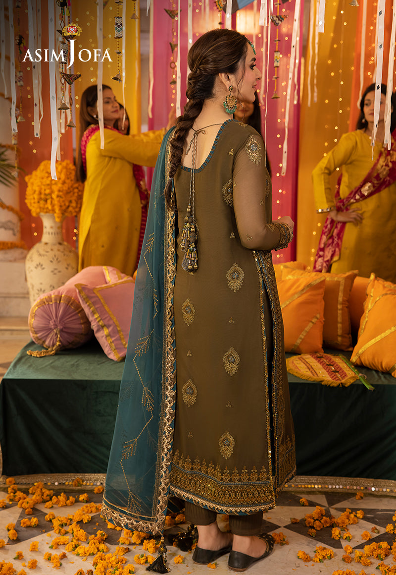 AJDAP-16 EMBROIDERED CHIFFON 3 PCS