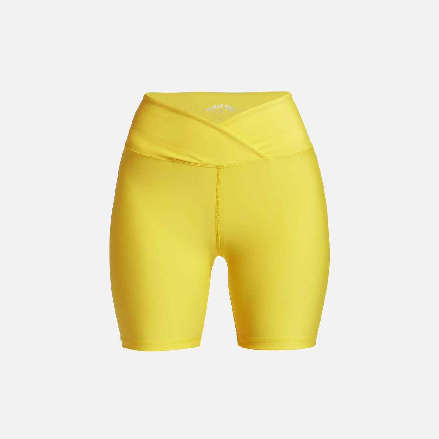 Year of Ours V Waist Biker Short - Lemon
