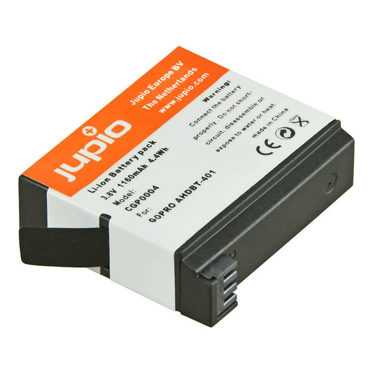 Jupio Li-Ion 3.8V 1160mAh Battery For GoPro Hero 4 AHDBT-401 Camera