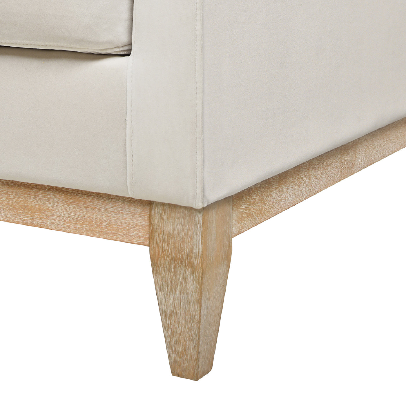 Contour Velvet Upholstered Accent Chair with Removable and Reversible Back