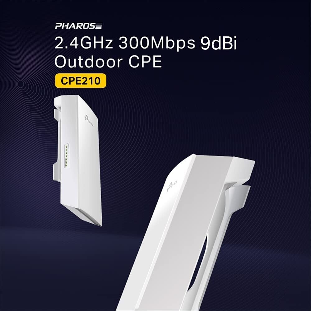 TP-Link CPE210 2.4GHz 300Mbps 9dBi Outdoor CPE