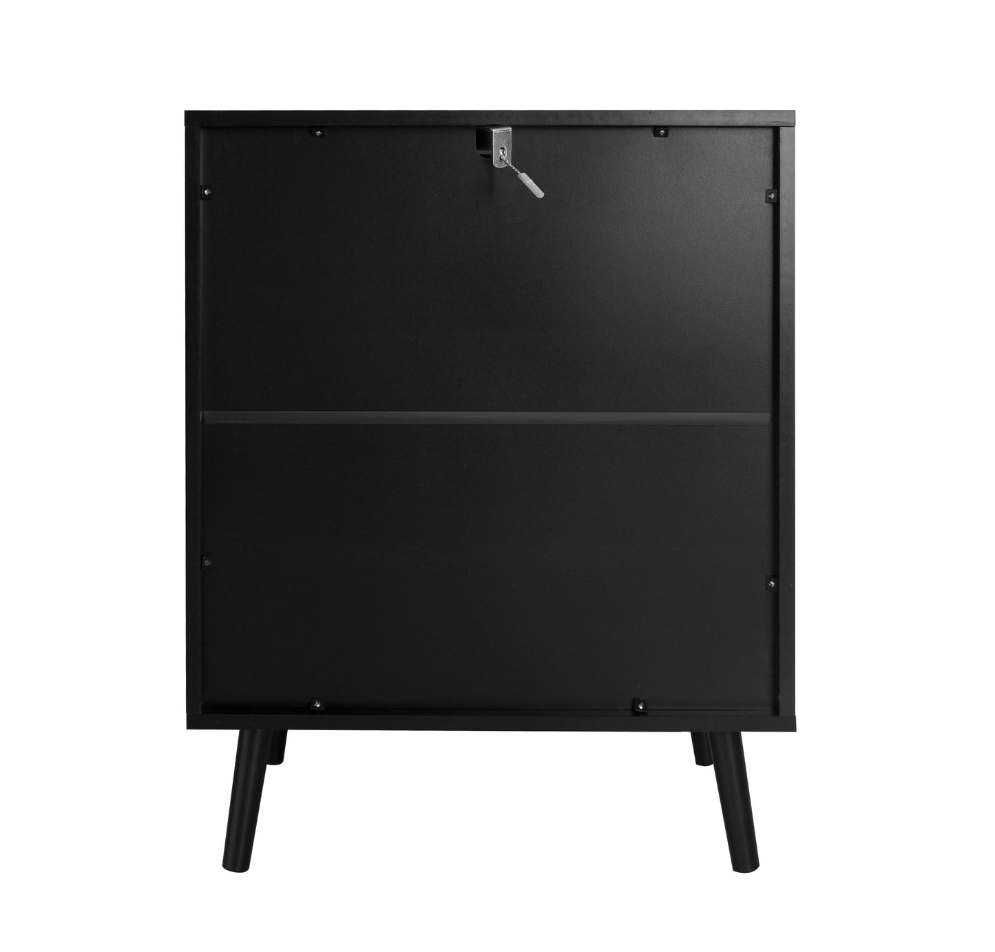 Cabinet with 3 Drawers and Hand-Carved Design
