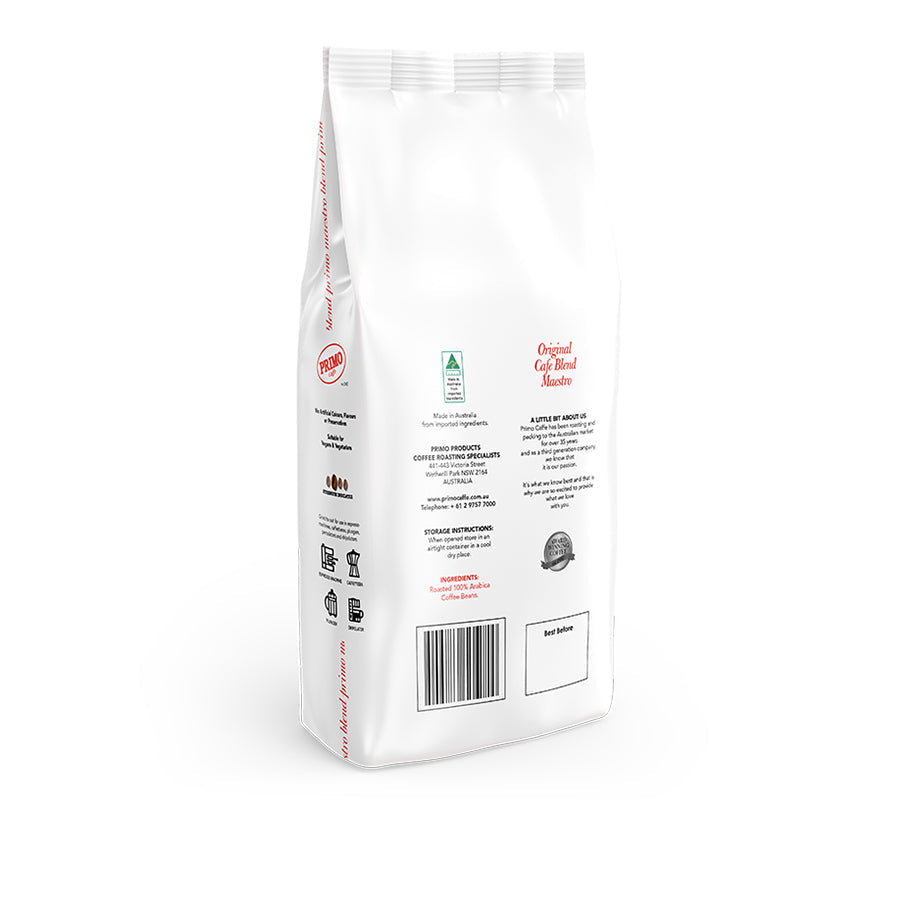 Primo Caffe 1KG Maestro Coffee Beans