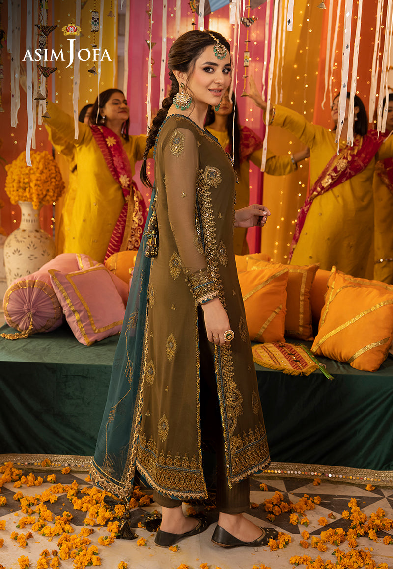AJDAP-16 EMBROIDERED CHIFFON 3 PCS