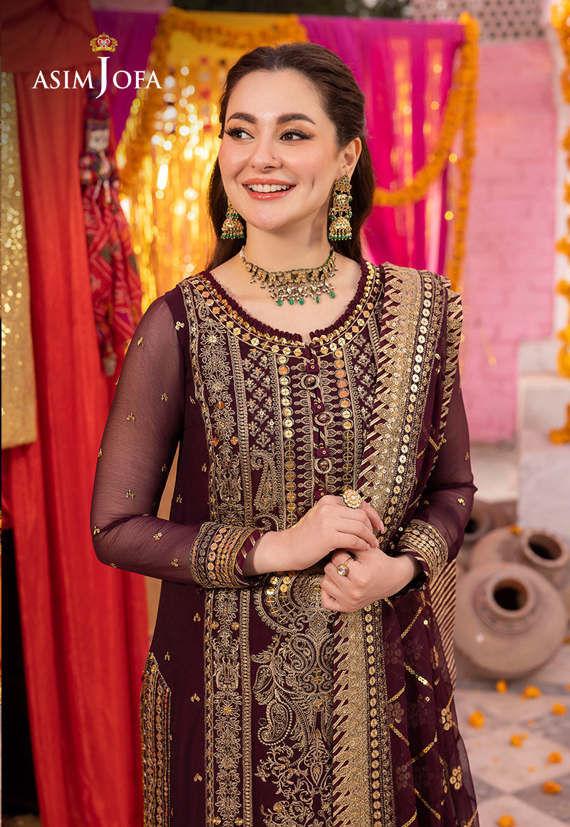 AJDAP-21 EMBROIDERED CHIFFON 3 PCS