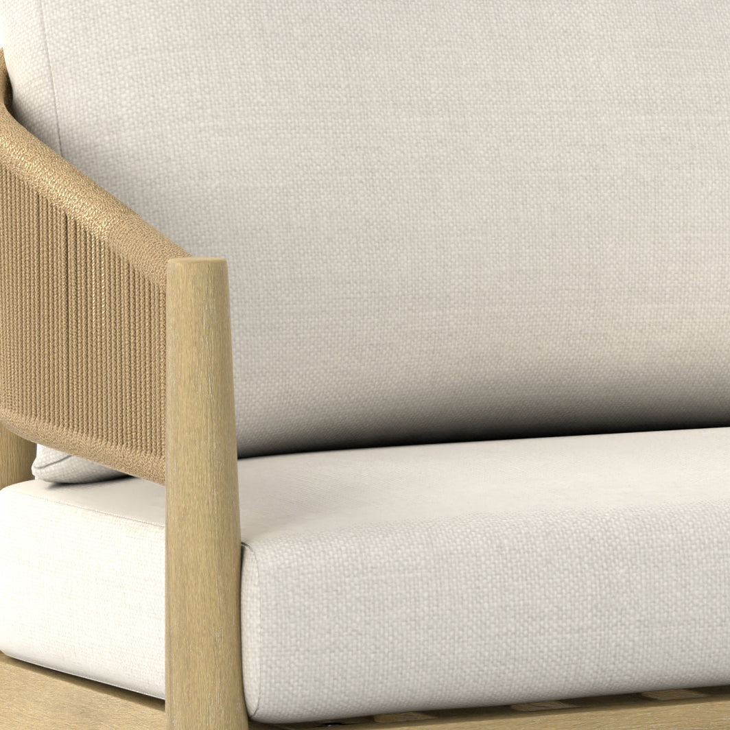 Outdoor Sofa with Curved Back and Arm