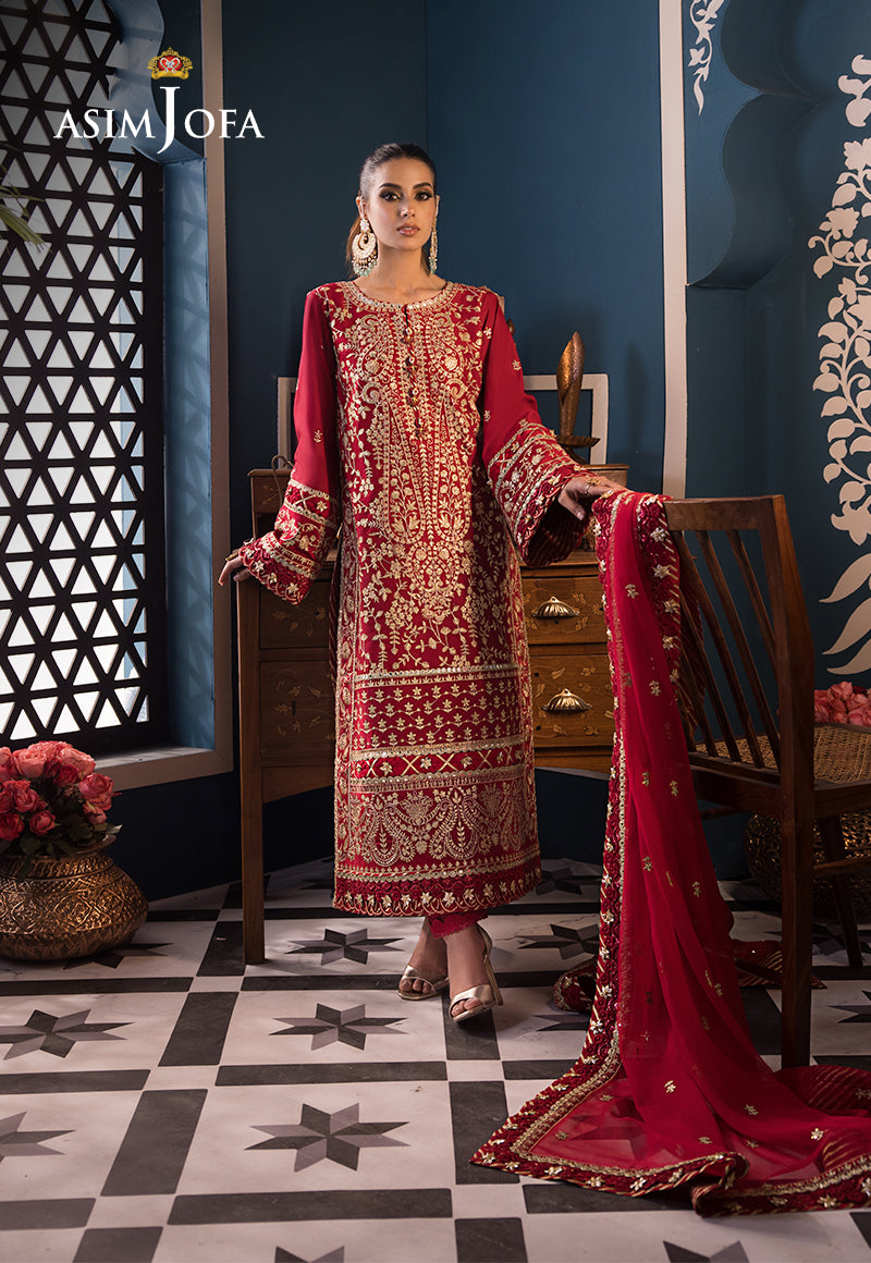 AJFIP-10 EMBROIDERED LAWN 3 PCS