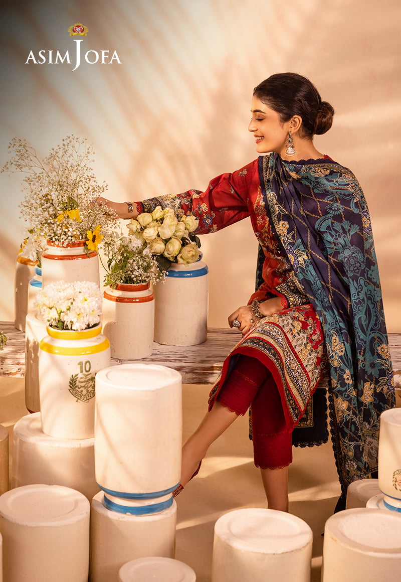 AJUB-02 PRINTED LAWN 3 PCS