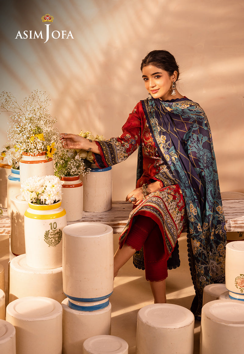 AJUB-02 PRINTED LAWN 3 PCS