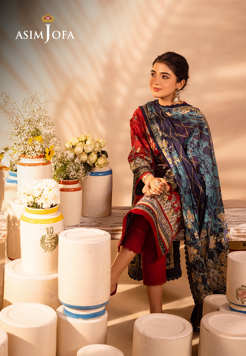 AJUB-02 PRINTED LAWN 3 PCS