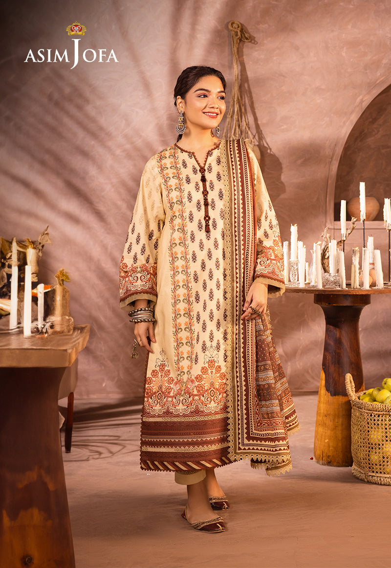 AJUB-04 PRINTED LAWN 3 PCS