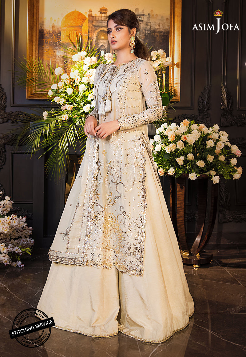 AJSE-04 EMBROIDERED CHIFFON 3 PCS