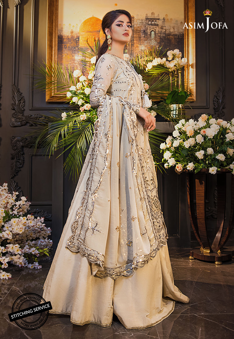 AJSE-04 EMBROIDERED CHIFFON 3 PCS