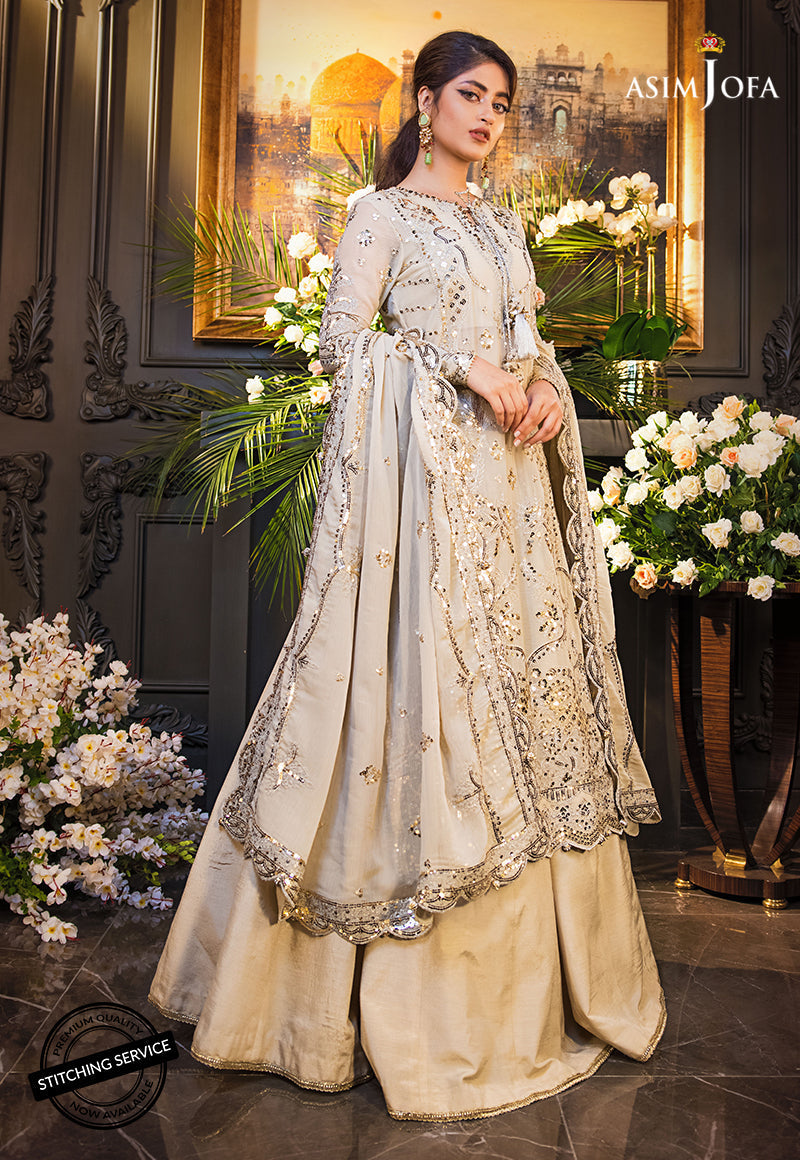 AJSE-04 EMBROIDERED CHIFFON 3 PCS